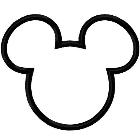 Mickey Vector Mickey Mouse Ears Clipart Black And White Mickey Mouse
