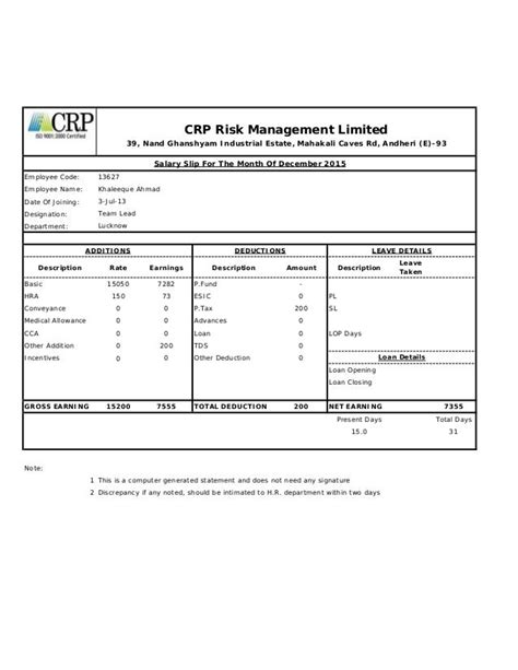 87 Pdf Hotel Employee Salary Slip Printable Hd Docx Download Zip