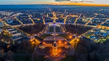Schloss Karlsruhe @ Night (Remastering Version) - Luftaufnahmen - Fotos ...