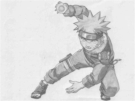 Naruto Uzumaki Pencil Drawing By Me Naruto