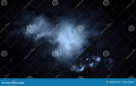Blue Misty Smoke Background Abstract Texture Overlays For Copyspace