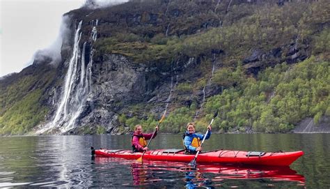 Geirangerfjord Kayaking And Fjord Farm Hike Geiranger Kimkim