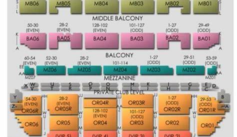 fox theater seating chart view