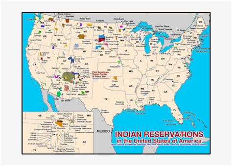 American Indian Reservations Map With Reservation Names Plus