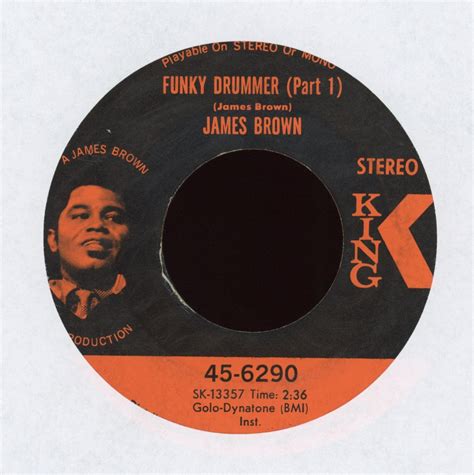 James Brown Funky Drummer On King Plaid Room Records