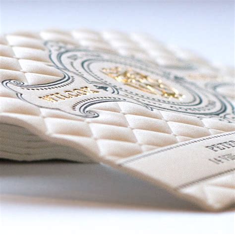 15% off with code zazpartyplan. Absolutely Stunning 3D Embossed Business Cards by Jukebox Print