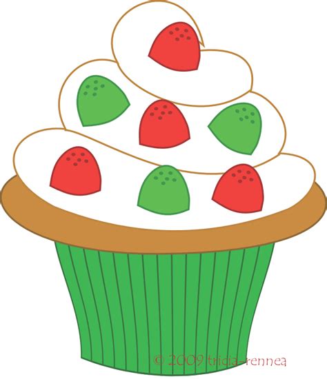 Christmas Cupcake Clipart Clip Art Library
