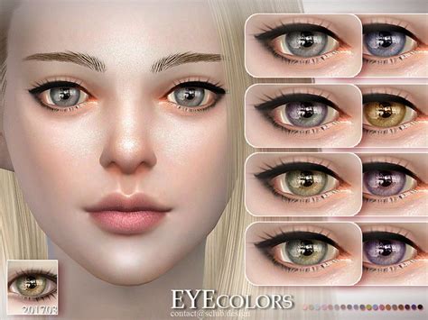 Sims 4 Custom Content Eye Color Polasn
