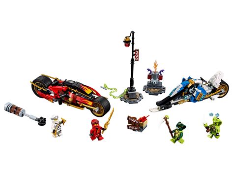 Lego Ninjago 70667 Kais Feuer Bike And Zanes Schneemobil Mit Bildern