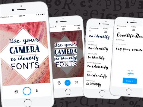 Whatthefont Mobile App By Seah Chickering Burchesky For Myfonts On Dribbble