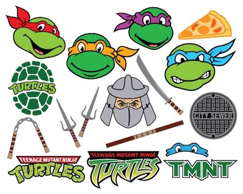 Ninja Turtles Svg Files Ninja Turtles Cutting Files Etsy