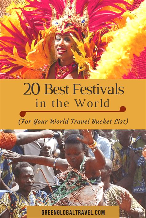 20 Best Festivals In The World For Your World Travel