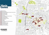 Mapa turístico de Vitoria - Tamaño completo