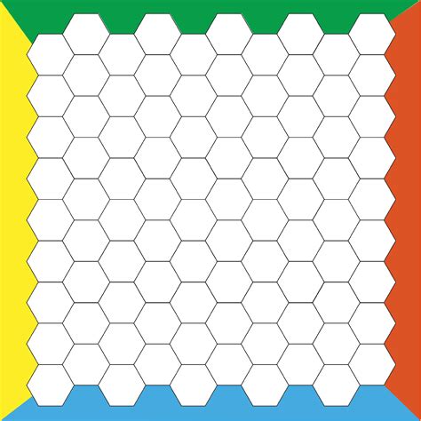 Transparent Hex Grid Its Foldable And About A2 In Size One Hex Is