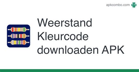 Weerstand Kleurcode Apk Android App Gratis Downloaden