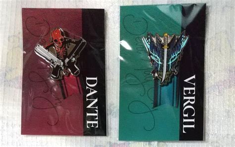 Dante Vergil Emblem Brooch Capcom Store Devil May Cry Ebay
