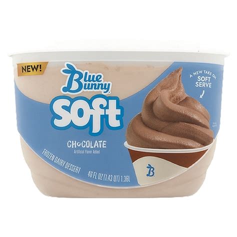 Blue Bunny Chocolate Soft Frozen Dairy Dessert 46 Fl Oz Shoprite