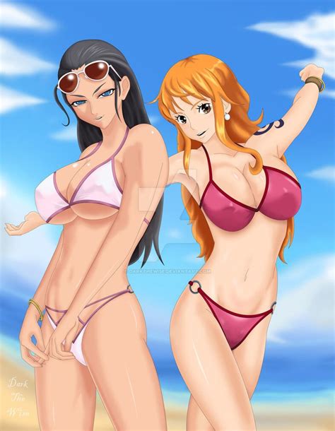 Robin And Nami One Piece Wallpaper One Piece Nami Gifs