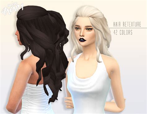 Sims 4 Hairs Miss Paraply Kiara 24 Romantic Hairstyle Sims Hair