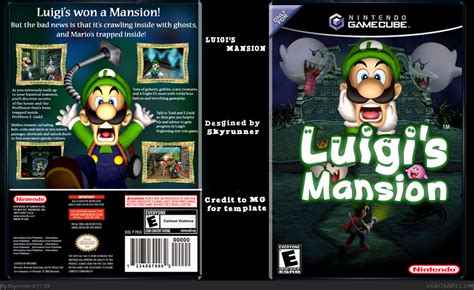 Viewing Full Size Luigis Mansion Box Cover