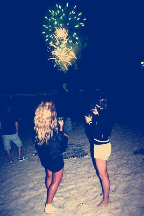 Newyear Beach Girls Friends Fireworks Summer Goals Summer Of Love