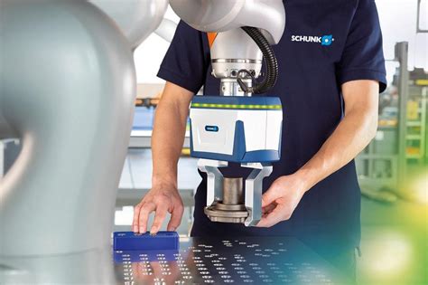 SCHUNK Co-act EGL-C long-stroke gripper offers a gripping force up to 450 N