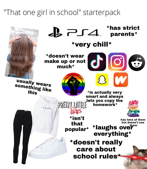 The Indie Girl At Your School Starter Pack Starterpacks Rezfoods