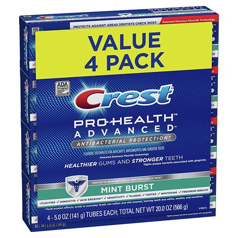 Crest Pro Health Advanced Antibacterial Protection Fluoride Anticavity