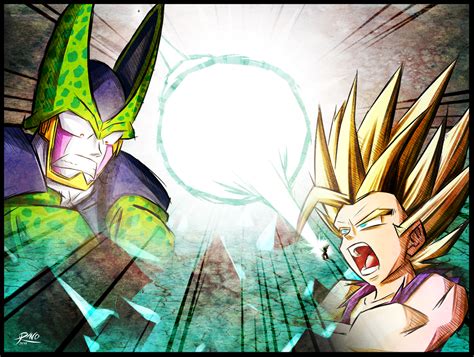 Cell Vs Gohan By R No71 On Deviantart
