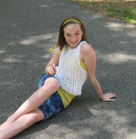 String Vest Knitting Pattern Tween To Teen From By Laurelarts Free Download Nude Photo Gallery