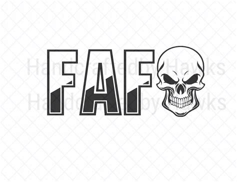 Fafo Skull Svg Digital Download File 2nd Amendment Svg Guns Etsy