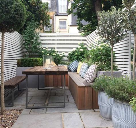 Great Use Of Space In A Tiny Garden Courtyard Gardens Design Small
