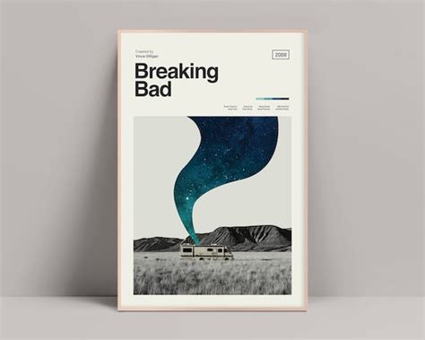 Breaking Bad Poster Minimalist Poster Breaking Bad Print Etsy