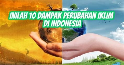 Inilah 10 Dampak Perubahan Iklim Di Indonesia Banyak Orang Tidak