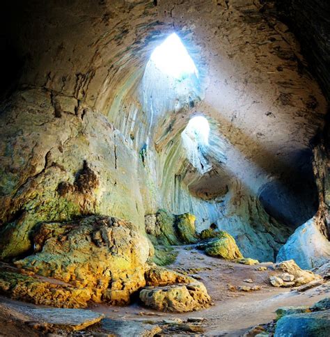 Prohodna Cave Looking Into Gods Eyes Natural Landmarks Photo