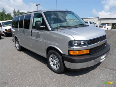 Sheer Silver Metallic 2012 Chevrolet Express Ls 1500 Awd Passenger Van