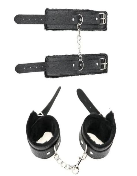 sexy costumes bdsm bondage set sex handcuffs adults sexual toys sex leather flogger handle