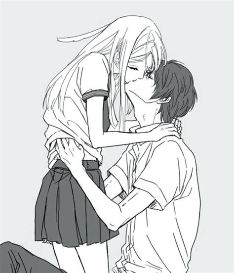 Couple Hugging Anime Pin Oleh Alishba Nadeem Di Mejores Amig S