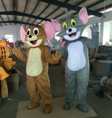 Custom Made Tom And Jerry Mascot Costume For Christmas Party