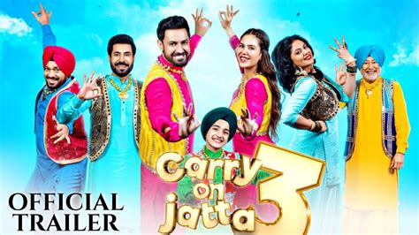 Carry On Jatta 3 Official Trailer Release Date Gippy Grewalsonam