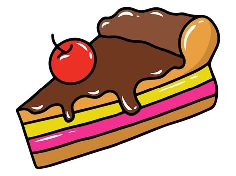 Premium Vector Tasty Cake Clip Art Illustration
