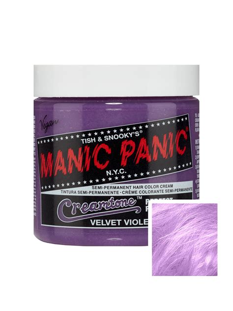 Manic Panic Creamtones Perfect Pastel Hair Color 118ml Velvet Violet