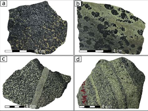 Textures Of Chromitite Ore Types A Massive Chromitite With