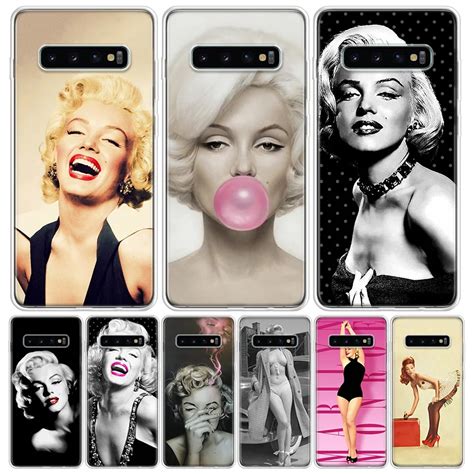 Marilyn Monroe Pin Up Girl For Samsung Galaxy S10 Plus S20 Fe S21 S22 Ultra Phone Case S10e S8