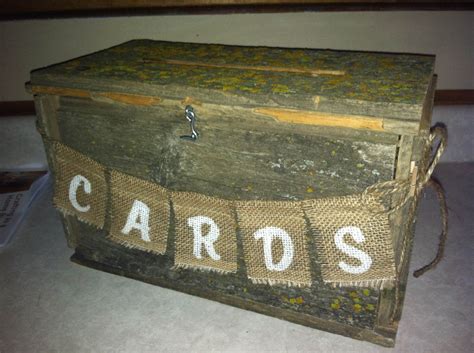 We did not find results for: Rustic Barnwood Wedding Card Box. $58.00, via Etsy. | Card ...