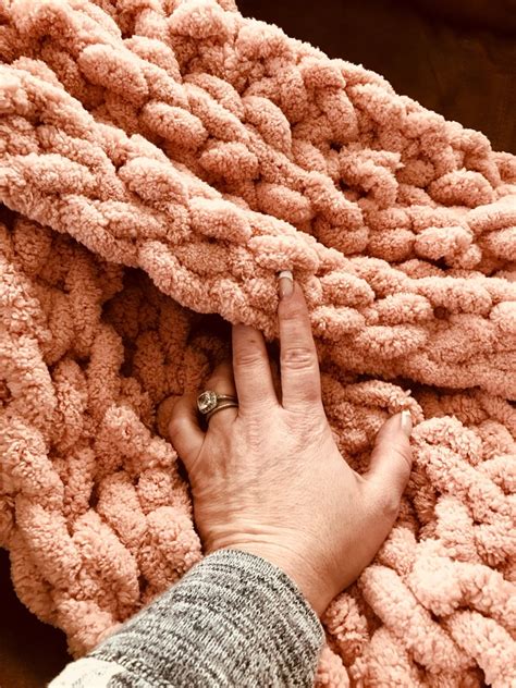 Hand Crocheted Chunky Blanket Etsy