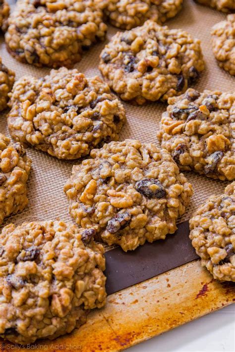 It's crispy on the edges, moist. Soft & Chewy Oatmeal Raisin Cookies | Sally's Baking Addiction