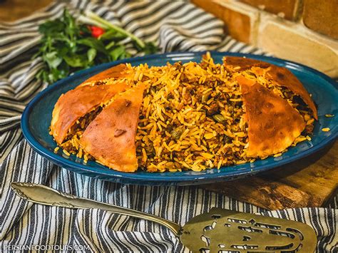 Loobia Polo Persian Green Bean Rice Recipe Persian Food Tour