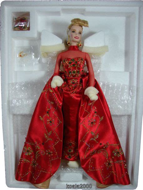 1998 Limited Edition Holiday T Porcelain Barbie Doll 2 20128