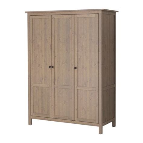 Hemnes Wardrobe With 3 Doors Ikea The Shelf Is Adjustable To Four
